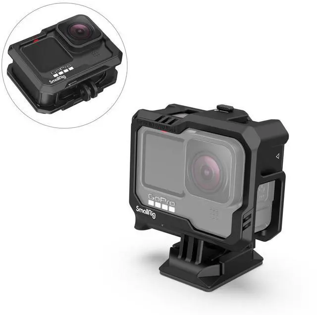 Alt view image 5 of 7 - SmallRig Full Camera Cage for GoPro HERO 10/9, Black