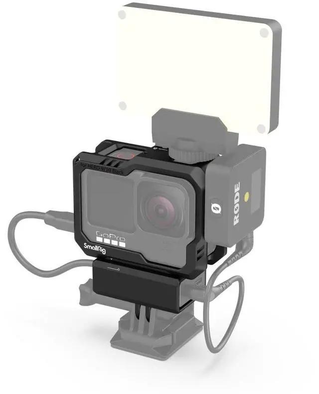 Alt view image 7 of 7 - SmallRig Full Camera Cage for GoPro HERO 10/9, Black