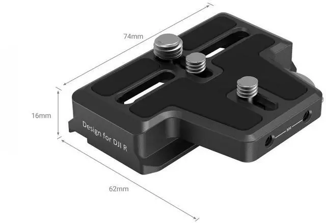 Alt view image 2 of 7 - SmallRig Extended Arca-Type Quick Release Plate for DJI RS 2 and RSC 2 Gimbal