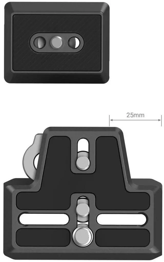 Alt view image 5 of 7 - SmallRig Extended Arca-Type Quick Release Plate for DJI RS 2 and RSC 2 Gimbal