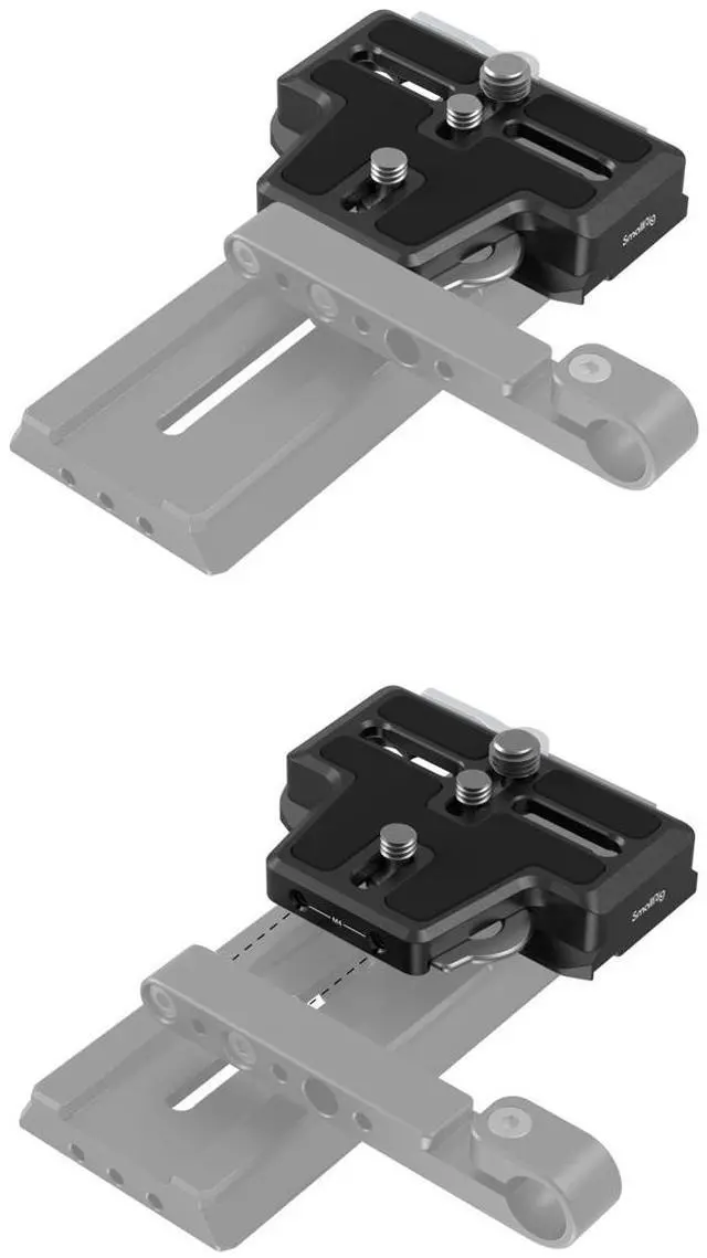 Alt view image 6 of 7 - SmallRig Extended Arca-Type Quick Release Plate for DJI RS 2 and RSC 2 Gimbal