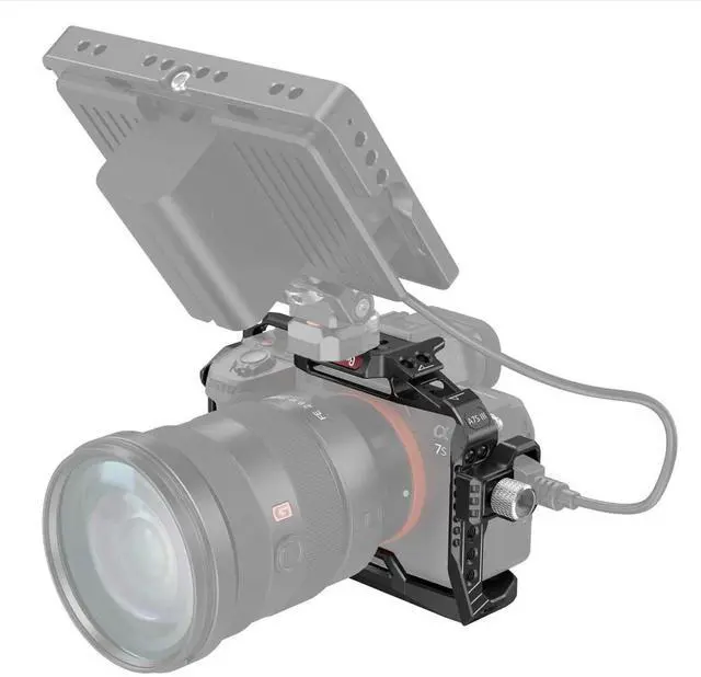 Alt view image 7 of 7 - SmallRig Standard Camera Cage Kit with HDMI Cable Clamp for Sony Alpha 7S III