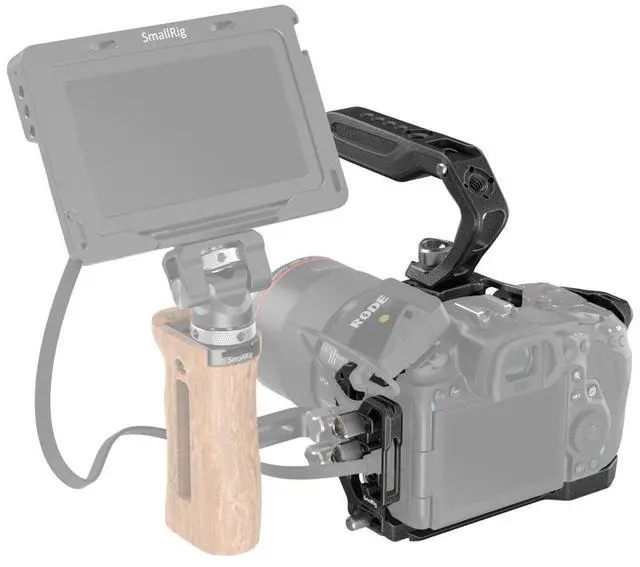 Alt view image 5 of 7 - SmallRig Black Mamba Full Camera Cage Handheld Kit for Canon EOS R5 C/R5/R6