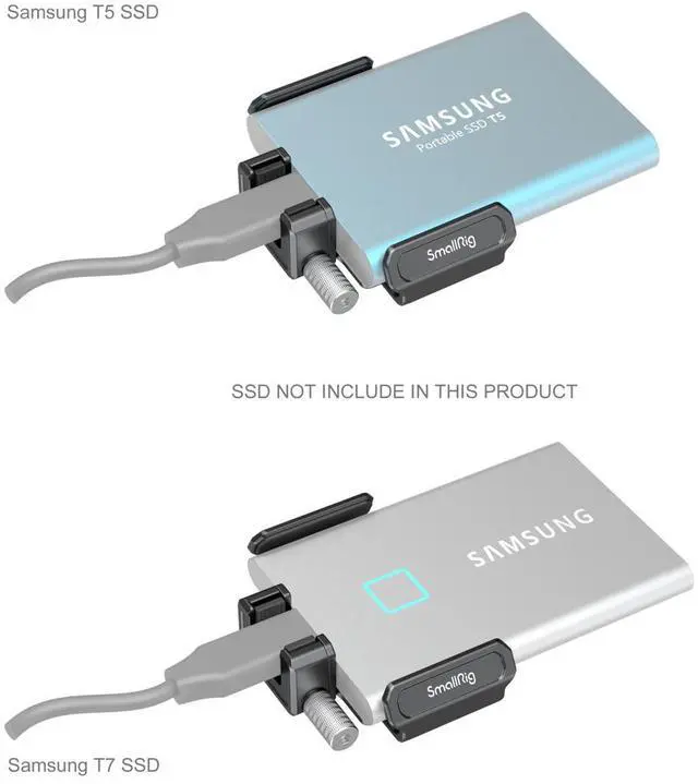 Alt view image 2 of 7 - SmallRig T5/T7 SSD Mount for BMPCC 6K PRO