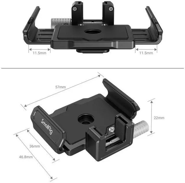 Alt view image 4 of 7 - SmallRig T5/T7 SSD Mount for BMPCC 6K PRO