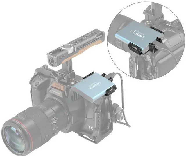 Alt view image 6 of 7 - SmallRig T5/T7 SSD Mount for BMPCC 6K PRO