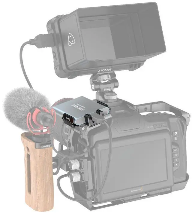 Alt view image 7 of 7 - SmallRig T5/T7 SSD Mount for BMPCC 6K PRO