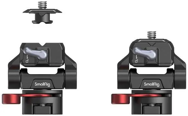 Alt view image 6 of 7 - SmallRig Drop-In HawkLock Mini Quick Release Monitor Mount with NATO Clamp