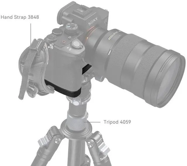 Alt view image 5 of 6 - SmallRig Baseplate for Sony Alpha 7R V and Alpha 7 IV