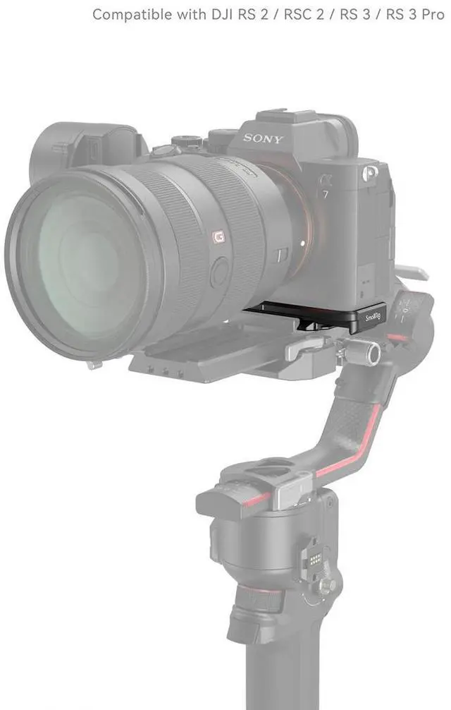 Alt view image 6 of 6 - SmallRig Baseplate for Sony Alpha 7R V and Alpha 7 IV