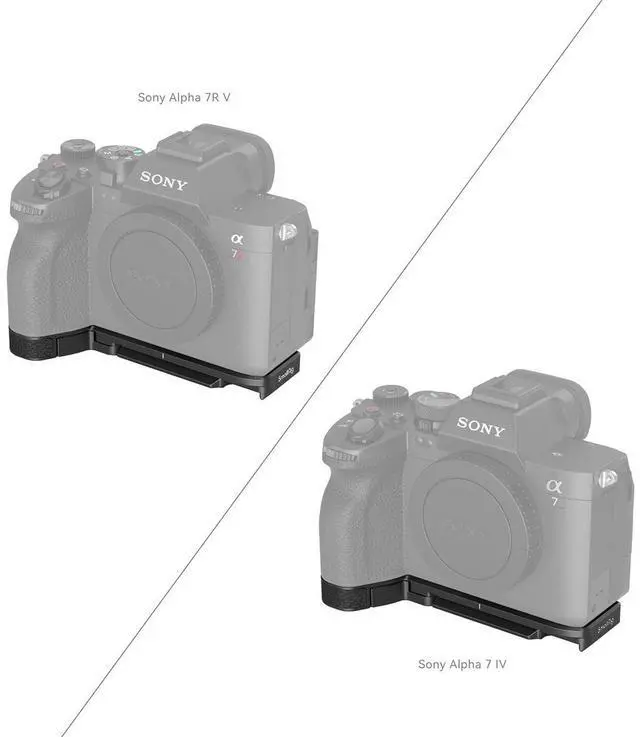Alt view image 4 of 6 - SmallRig Baseplate for Sony Alpha 7R V and Alpha 7 IV