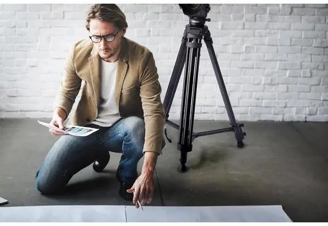 Alt view image 3 of 7 - Libec TH-X 3-Section Aluminum Tripod with Head and Mid-Level Spreader