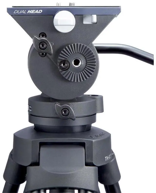Alt view image 5 of 7 - Libec TH-X 3-Section Aluminum Tripod with Head and Mid-Level Spreader