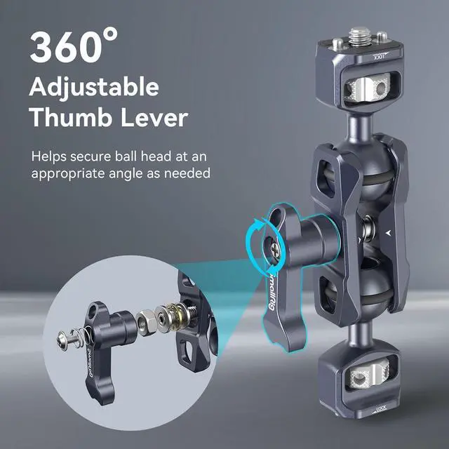 Alt view image 6 of 7 - SmallRig Magic Arm with Dual Ball Heads