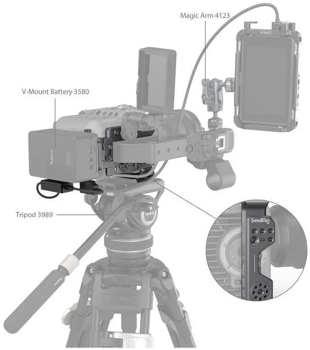 Alt view image 4 of 4 - SmallRig Full Camera Cage Kit for Sony FX6 Camera