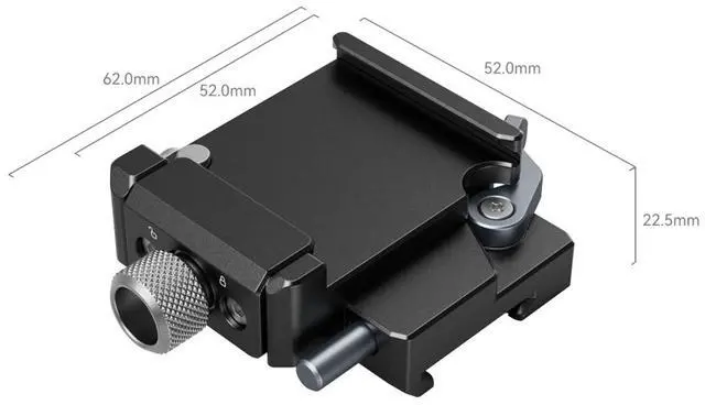 Alt view image 3 of 7 - SmallRig Arca-Swiss Mount Plate for DJI RS 3 Mini