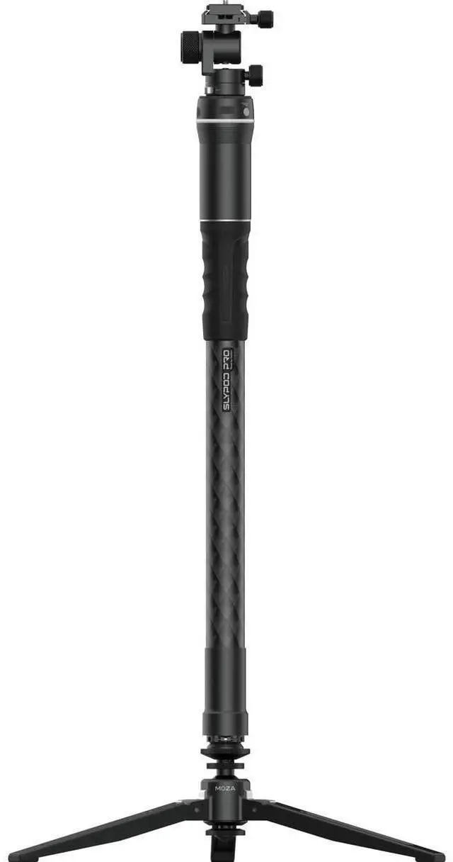 Main image of Moza Slypod Pro 3-In-1 Motorized Carbon Fiber Monopod Master Kit with Mini Tripod Legs, Pan & Tilt Head