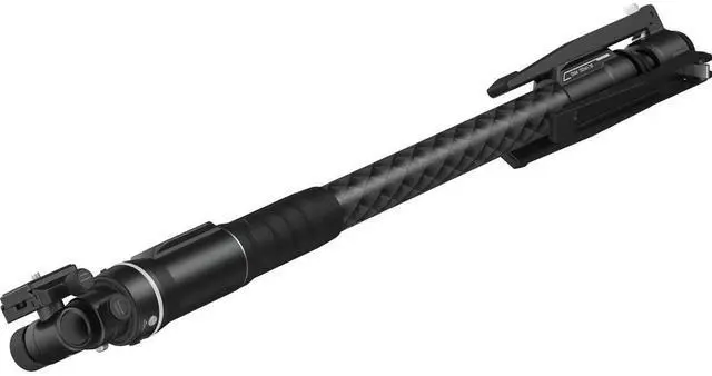 Alt view image 3 of 7 - Moza Slypod Pro 3-In-1 Motorized Carbon Fiber Monopod Master Kit with Mini Tripod Legs, Pan & Tilt Head