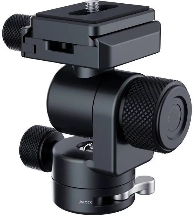 Alt view image 5 of 7 - Moza Slypod Pro 3-In-1 Motorized Carbon Fiber Monopod Master Kit with Mini Tripod Legs, Pan & Tilt Head