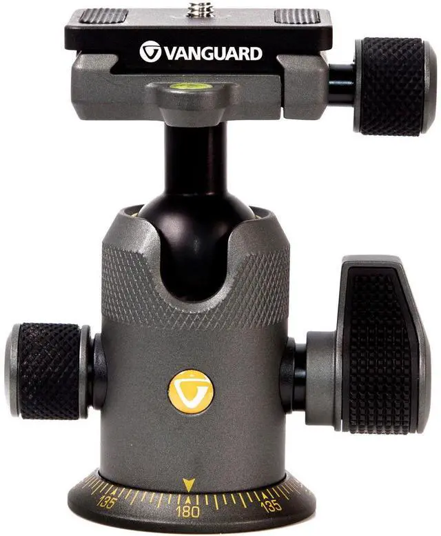 Alt view image 10 of 15 - Vanguard Alta BH-100 Aluminum Ball Head - 22 lb Max Load Capacity, 2 Bubble Levels