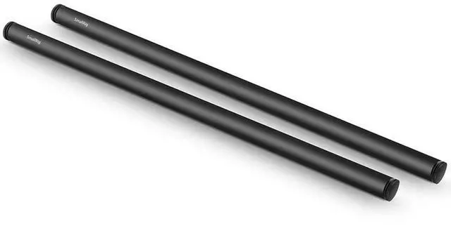 Alt view image 3 of 5 - SmallRig Baseplate with Dual 15mm Rod Clamp - With SmallRig 15mm Black Aluminum Alloy Rod Pair, M12 Thread, 16"
