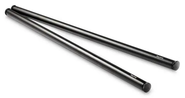 Alt view image 5 of 5 - SmallRig Baseplate with Dual 15mm Rod Clamp - With SmallRig 15mm Black Aluminum Alloy Rod Pair, M12 Thread, 16"