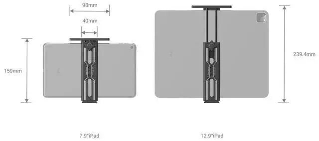 Alt view image 5 of 6 - SmallRig Tablet Mount for iPad