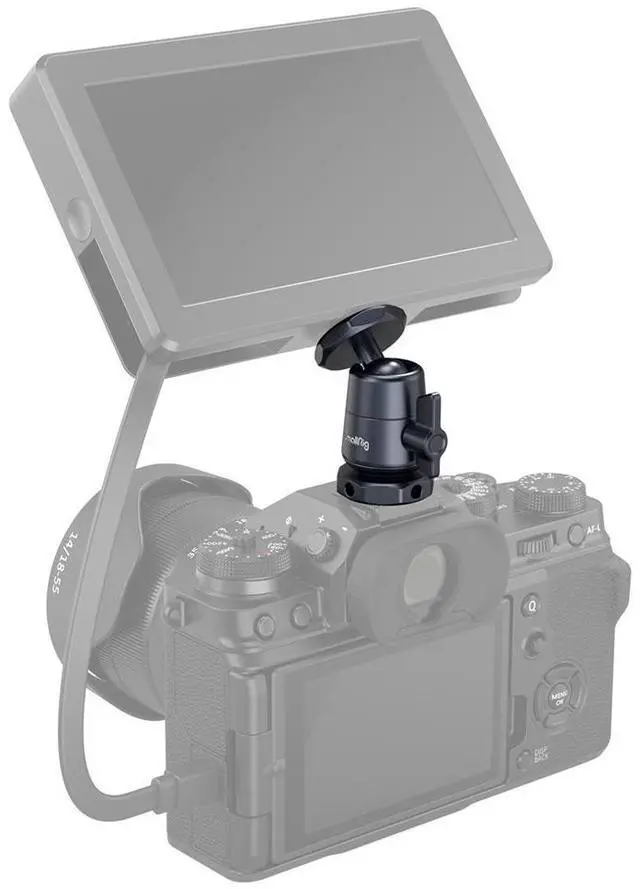 Alt view image 5 of 7 - SmallRig Mini Ball Head Mount with Removable Cold Shoe, 2-Pack