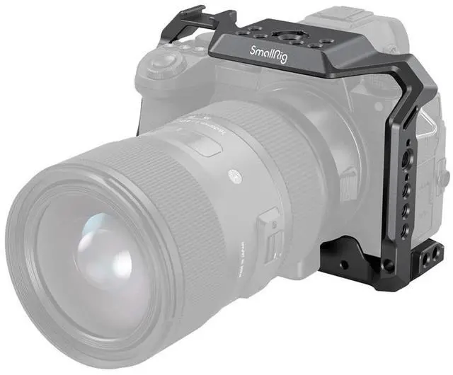 Alt view image 8 of 14 - SmallRig S5 S5D Cage Kit for Panasonic LUMIX S5 S5D Camera, Aluminum Alloy Camera Cage with NATO Rail and Cold Shoe Mount for Microphone and Light 2983