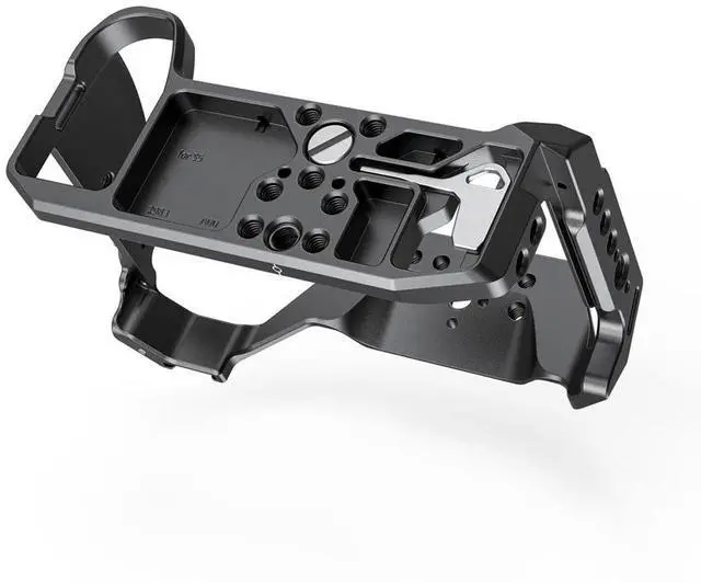 Alt view image 11 of 14 - SmallRig S5 S5D Cage Kit for Panasonic LUMIX S5 S5D Camera, Aluminum Alloy Camera Cage with NATO Rail and Cold Shoe Mount for Microphone and Light 2983