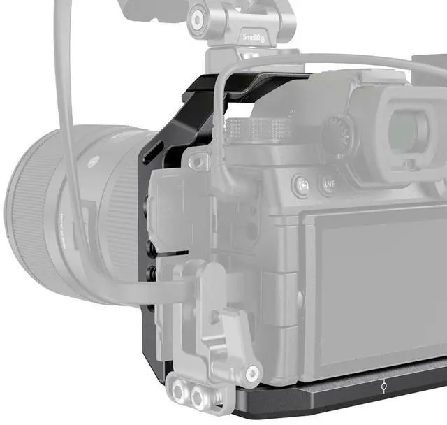 Alt view image 13 of 14 - SmallRig S5 S5D Cage Kit for Panasonic LUMIX S5 S5D Camera, Aluminum Alloy Camera Cage with NATO Rail and Cold Shoe Mount for Microphone and Light 2983