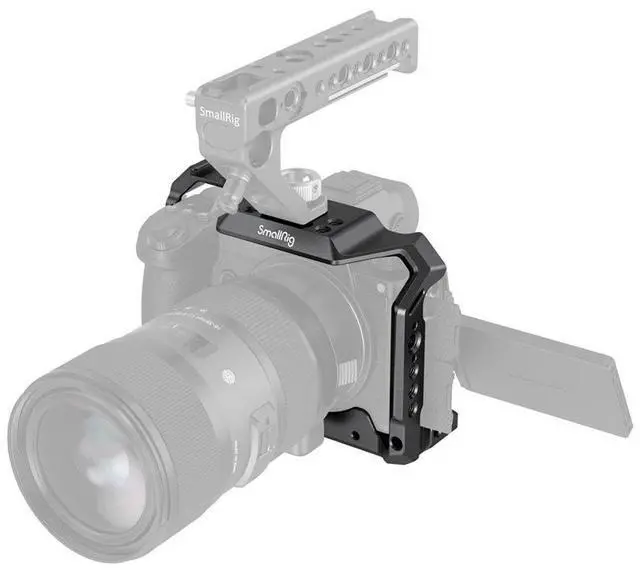 Alt view image 14 of 14 - SmallRig S5 S5D Cage Kit for Panasonic LUMIX S5 S5D Camera, Aluminum Alloy Camera Cage with NATO Rail and Cold Shoe Mount for Microphone and Light 2983