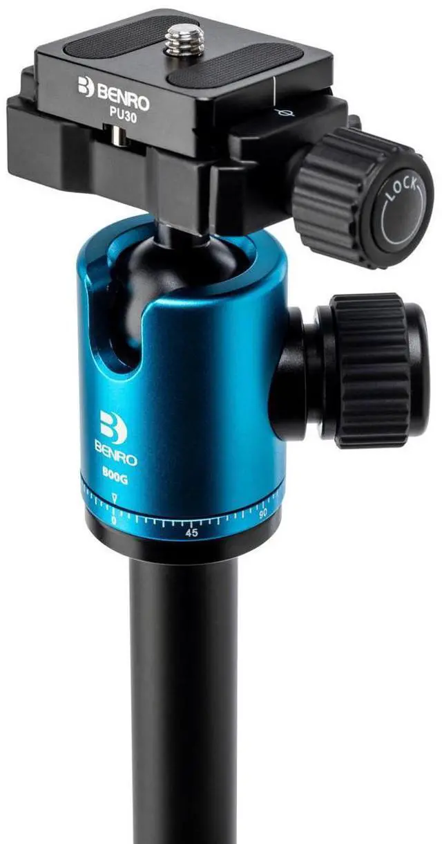 Alt view image 12 of 12 - Benro Tripster Travel Aluminum Tripod/Monopod, 0 Series, Black #FTR09AB00GBLK