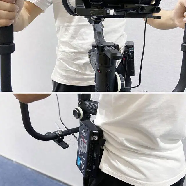 Alt view image 5 of 6 - SmallRig Mini V Mount Battery Plate with Belt Clip