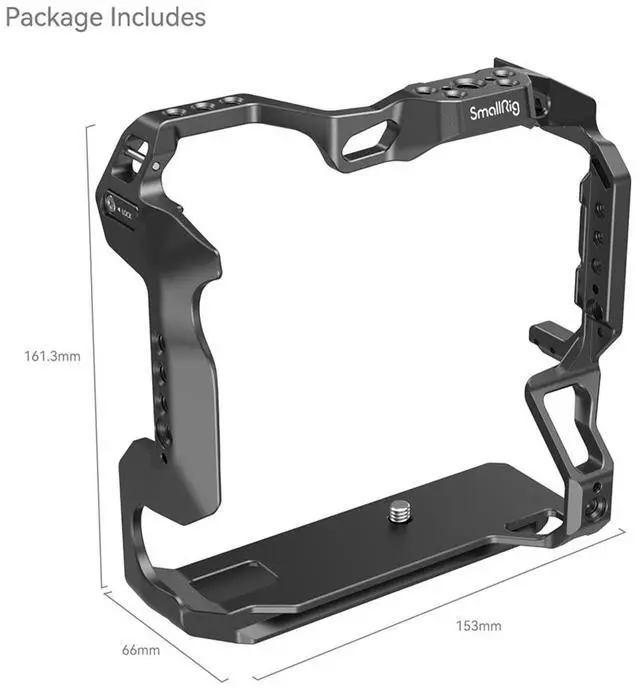 Alt view image 2 of 7 - SmallRig Full Camera Cage for Canon EOS R5/R6/R5C/R6 Mark II, Requires BG-R10 Battery Grip