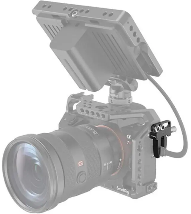 Alt view image 6 of 6 - SmallRig HDMI Cable Clamp for Select Camera Cage