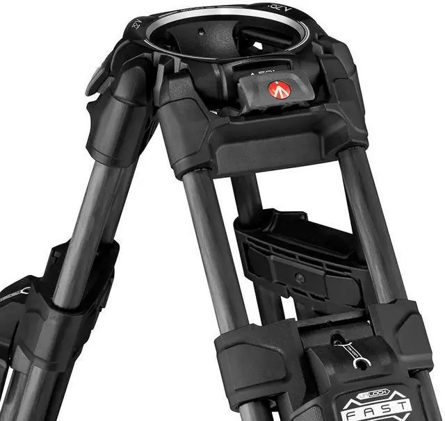 Alt view image 5 of 7 - Manfrotto 645 3-Section Fast Twin Leg Carbon Fiber Tripod