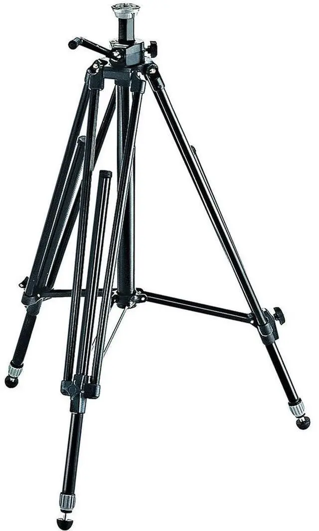 Alt view image 3 of 11 - Manfrotto Black Aluminum Studio Pro Triman Tripod W/Geared Column 028B