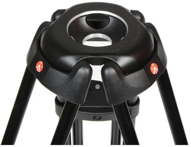 Alt view image 14 of 14 - Manfrotto Professional Fluid Video System/Aluminum /Ground Spreader MVH502A w/54