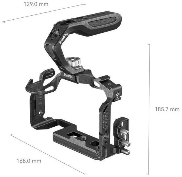 Alt view image 2 of 4 - SmallRig Black Mamba Full Camera Cage Kit for Panasonic LUMIX S5II/S5IIX