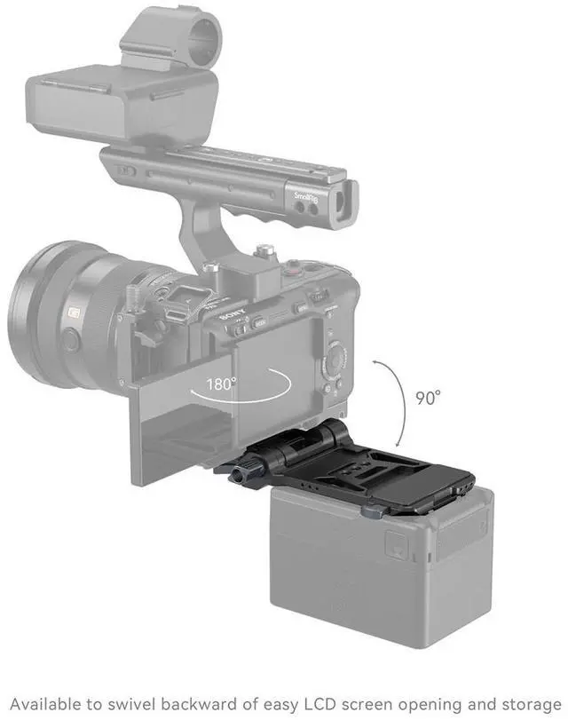 Alt view image 2 of 7 - SmallRig 4064B Compact V-Mount Battery Mounting System