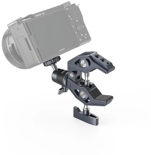 Alt view image 6 of 7 - SmallRig Super Clamp with Ball Head Mount for Action Camera