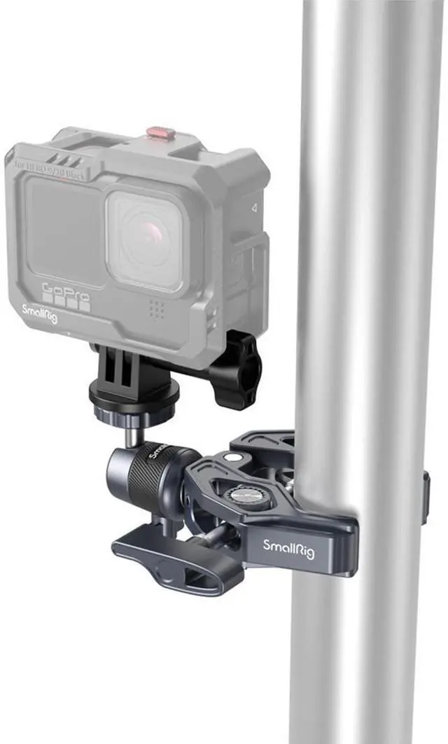 Alt view image 7 of 7 - SmallRig Super Clamp with Ball Head Mount for Action Camera