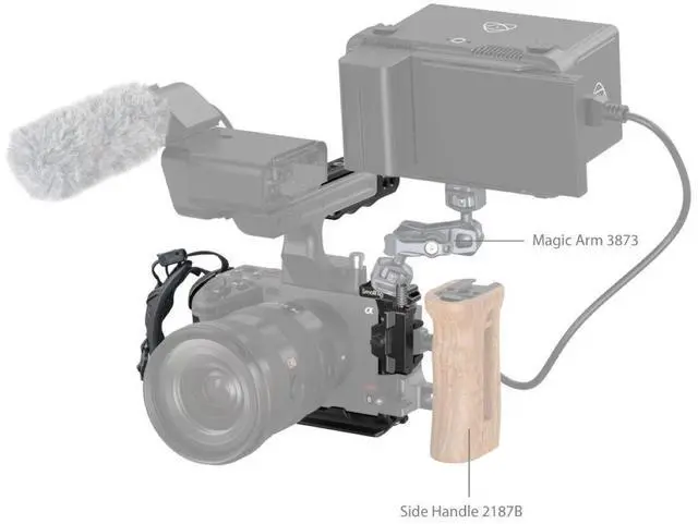 Alt view image 4 of 5 - SmallRig Handheld Camera Cage Kit for Sony FX30/FX3