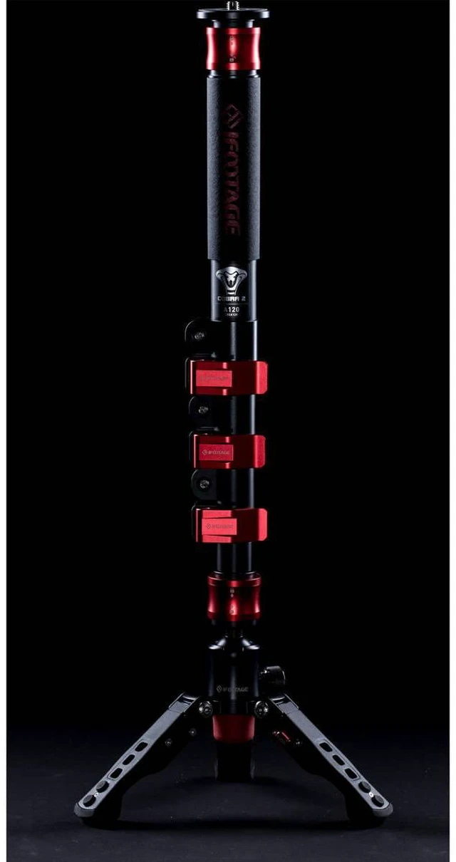 Alt view image 7 of 7 - iFootage Cobra 2 A120 4 Section Aluminum Alloy Monopod