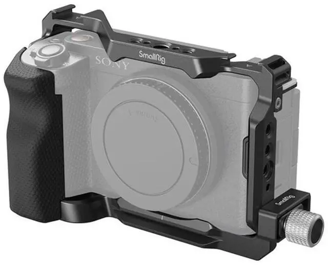 Main image of SmallRig Full Camera Cage Kit with Silicon Handle and HDMI Cable Clamp for Sony ZV-E1