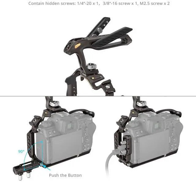Alt view image 4 of 7 - SmallRig 4522 Night Eagle Camera Cage Kit for Nikon Z6III Camera