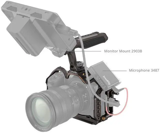 Alt view image 5 of 7 - SmallRig 4522 Night Eagle Camera Cage Kit for Nikon Z6III Camera