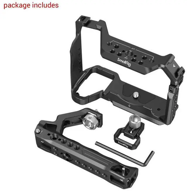 Alt view image 3 of 7 - SmallRig 3668B Basic Cage Kit for Sony Alpha 7R V/7 IV/7S III