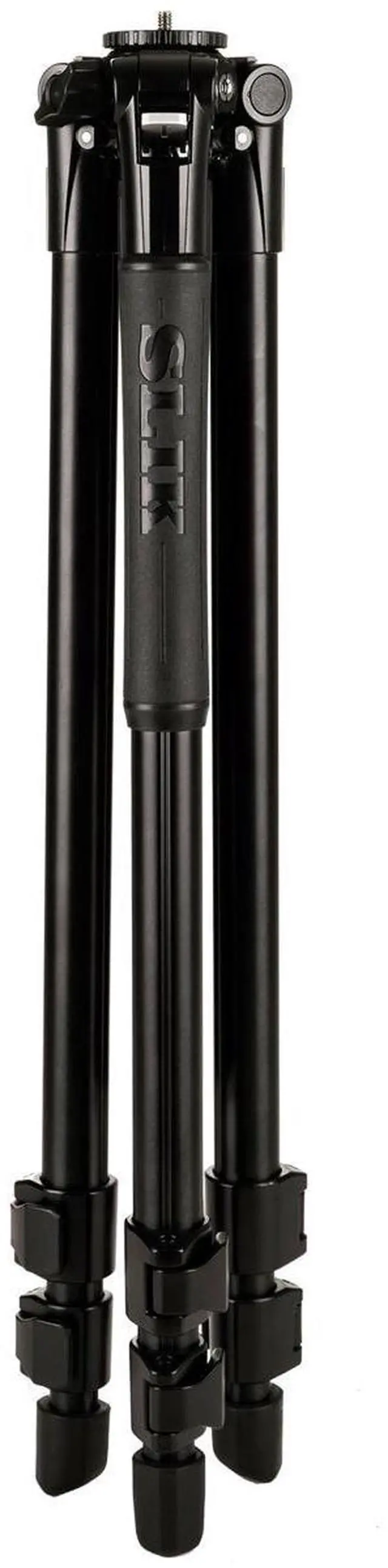 Alt view image 2 of 8 - Slik PRO AL-523 3-Section Aluminum Tripod, Leg Only, 13.2 lbs Capacity #613-366